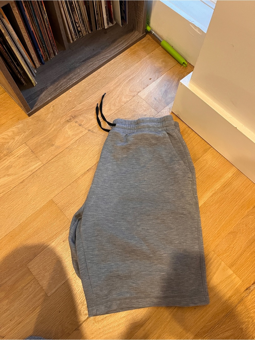 Gray Athletic Drawstring Shorts - Picture 2 of 4